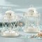 Kate Aspen Tea Light Holder - 8PCS - By The Sea Lighthouse Votive Candle Holder, Centerpiece for Wedding Table, Accent Piece, Birthday Party Decor, Bridal Shower &#x26; Wedding Favors